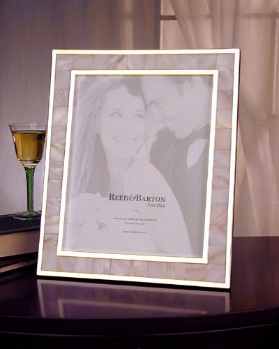 Reed & Barton Mother of Pearl Frame, 8 x 10
