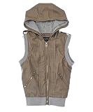 Beverly Hills Polo Club Rib Trim Faux Leather Vest (Sizes 4 - 6X)