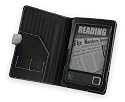 Cover-Up Foxit eSlick eBook Reader Leather Cover Case (Book Style) - Black