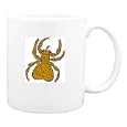 Mug with insect, tick, sheep, bug, parasite