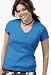 Hanes Ladies Classic Fit V-Neck T-Shirt