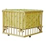 Baby Kid 6-Sided Wooden Playpen Yard W/Sheet Yellow