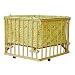 Baby Kid 6-Sided Wooden Playpen Yard W/Sheet Yellow