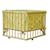 Baby Kid 6-Sided Wooden Playpen Yard W/Sheet Yellow