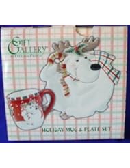 From Amazon.com. Click for details:
 Fitz and Floyd Holiday Mug & Plate Set Reindeer Fitz and Floyd Holiday Mug & Plate Set Reindeer