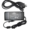 HQRP AC Adapter with Power Cord EH642A#ABA for HP / Compaq Pavilion V4000 , DV4000 Series Series , 90W Replacement Power Supply