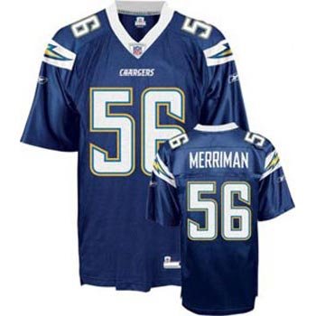 Shawne Merriman San Diego Chargers Reebok Navy Replica Jersey - L