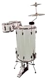 GP Percussion GP75SV Cocktail Drum Set (Silver)