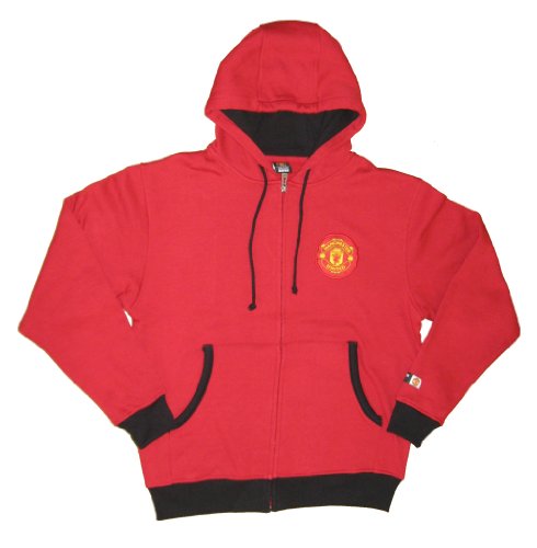Manchester United Zippered Hooded Sweatshirt
