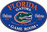 Florida Gators Oval Gameroom Sign