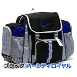 《NIKE》ナイキ キッズ キャンプ バックパック BA3258 ﾌﾞﾗｯｸ/ﾊﾞｰｼﾃｨﾛｲﾔﾙ(049)