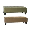 15-Button Tufted Benches