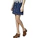 Dixperfect Button-Front A-Line Denim Skirt for Women and Girls