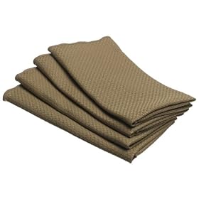 Buy Bardwil Cobblestone 17-inch By 17-inch Set of 4 Napkins, Barley by Bardwil now!