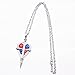 Cosplay Ao no Exorcist Ture Cross Steel Badge Knight Necklace Pendant Accessories