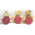 Teddy Bears Easter Day For Him and For Her- 1 Female / Girl and 1 Male / Boy- 2 Small Gift Teddies with Boxes- Soft Toys