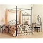 Nice Queen Size Canopy Bed Great for Back to School