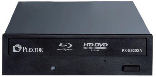Plextor PX-B920SA - Disk drive - BD-RE / HD DVD-ROM combo - 4x2x6x/3x - Serial ATA - internal - 5.25 - black - LightScribe