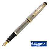 ウォーターマン WATERMAN (ウォーターマン)　エキスパートエッセンシャル　メタリックGT　万年筆 F（細字）　[並行輸入]