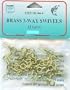 Dolphin Size 8 Brass 3-Way Swivels - 12 Pack