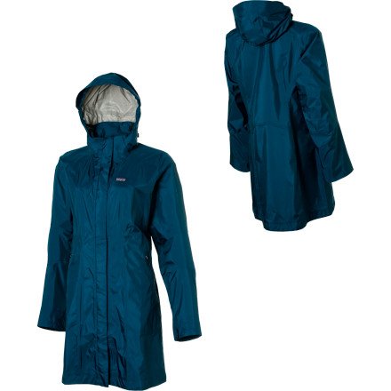 Patagonia Rain Shadow Trench Coat - Women's Greenlake Medium