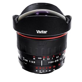 VIVITAR Vivtar 7mm f/3.5 Series 1 Manual Focus Fisheye Lens for Nikon Digital SLR Cameras - 7MMN