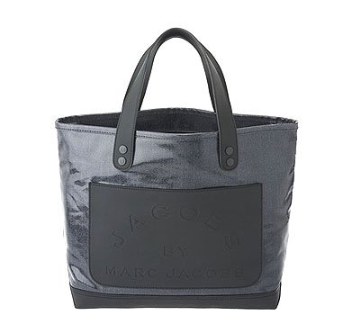 Marc by Marc Jacobs Logo Coated Denim Shopper Bag Tote DenimB0030K6M5E 