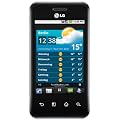 LG E720 Optimus Chic Smartphone (Android OS, 5 MP Kamera, 8.1 cm (3,2 Zoll) Touchscreen, 3.5mm Klinkenanschluss) black
