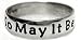 Wiccan Blessing So May It Be Ring, 12