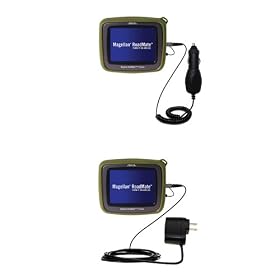 Essential Kit for the Magellan Crossover GPS 2500T includes a Car and Wall Charger - Gomadic Brand w/ TipExchange Technology