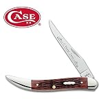 Med. Texas Toothpick, Mahogany C. Platts' Sons, 1 Blade - Mahogany