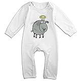 ファッション 赤ちゃん カートゥーン ヒツジ Tシャツ カジュアル White Size 6 M