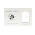 Satin Pocket with Sixpence- White