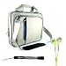 Sony DVPFX950 9-Inch Portable DVD Player Shoulder Traveling Case + Includes a eBigValue (TM) Determination Hand Strap Key Chain + Includes a Crystal Clear High Quality HD Noise Filter Earbuds Earphones Headphones 3.5mm Jack