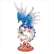Fashionable Designed By Elite Blue Glass Dragon Figurine