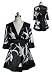 Black Kimono Japan Baby Doll Boho Top