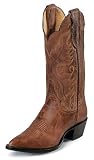 Women's Justin 12" Flexible Comfort Leather Pull On Western Cowboy Boots