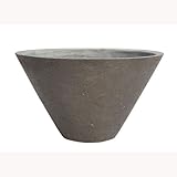 軽量コンクリート製植木鉢 ストーンライト　コニック浅　コンクリート 55cm