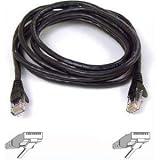 3FT CAT6 Black Snagless Patch Cable RJ45M/RJ45M