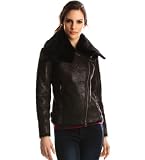 Armani Exchange Faux Shearling Biker Jacket