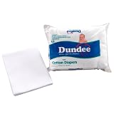 Dundee Burp Cloths - White