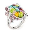 Millacreli Multi-Color Dragonfly Ring