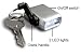Hand Crank Mini Dynamo Flashlight Keychain - Smallest Forever Dynamo Keychain