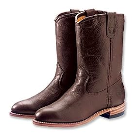 Click here to buy Bison PullOn Insulated Roper Boots by Orvis.