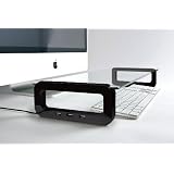 キーボード収納ボードUSBハブ付き ブラック U-BOARD(BLACK) U-BOARD(BLACK)