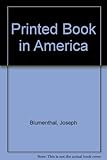 The printed book in America
