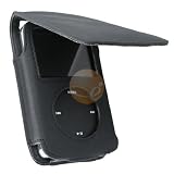 Eforcity iPod Synethetic Leather Case for 30 GB iPod Video and 80GB / 120GB Classic with Belt Clip and Strap, Midnight Black 41sQsQaF8yL. SL160 Eforcity iPod Synethetic Leather Case for 30 GB iPod Video and 80GB / 120GB Classic with Belt Clip and Strap, Midnight Black