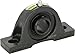 Sealmaster NP-16C CXU Pillow Block Ball Bearing, Non-Expansion Type, Normal-Duty, Regreasable, Setscrew Locking Collar, Contact Seals, Noise Tested, AC Housing Fit, Cast Iron Housing, 1" Bore, 1-7/16" Base to Center Height, 4-1/8" Bolt Hole Spacing Width
