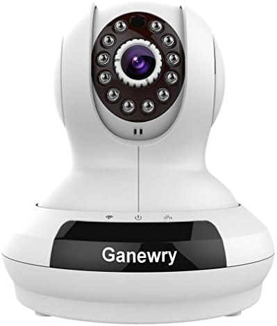 Ganewry HD 5-Pack 720P WiFi Surveillance Security IP Camera, Pan/Tilt with Two-Way Audio, Night Vision, Local Record, Remote Viewing via Smart Phone (PS1, White)