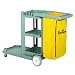 Continental 184GY Grey Standard Janitorial Cart